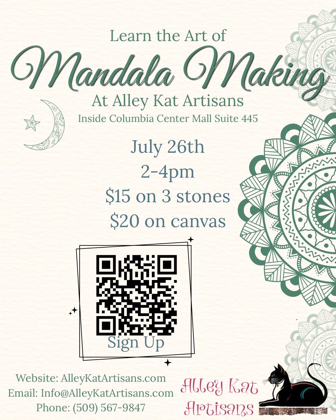 Making a mandala